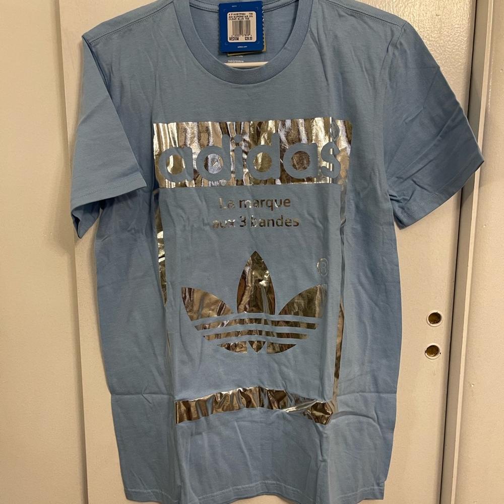 Adidas Superstar Blue Tee